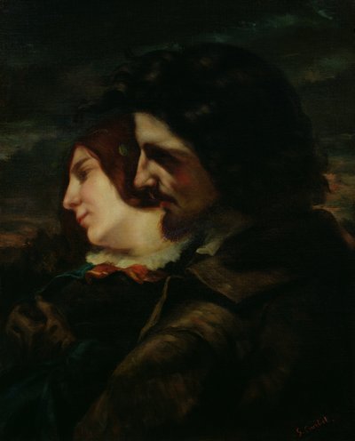 Gli amanti in campagna, dopo il 1844 da Gustave Courbet